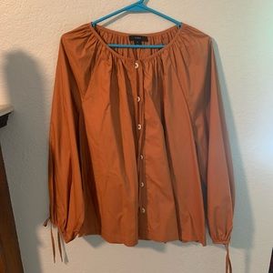 J Crew Burnt Orange Top